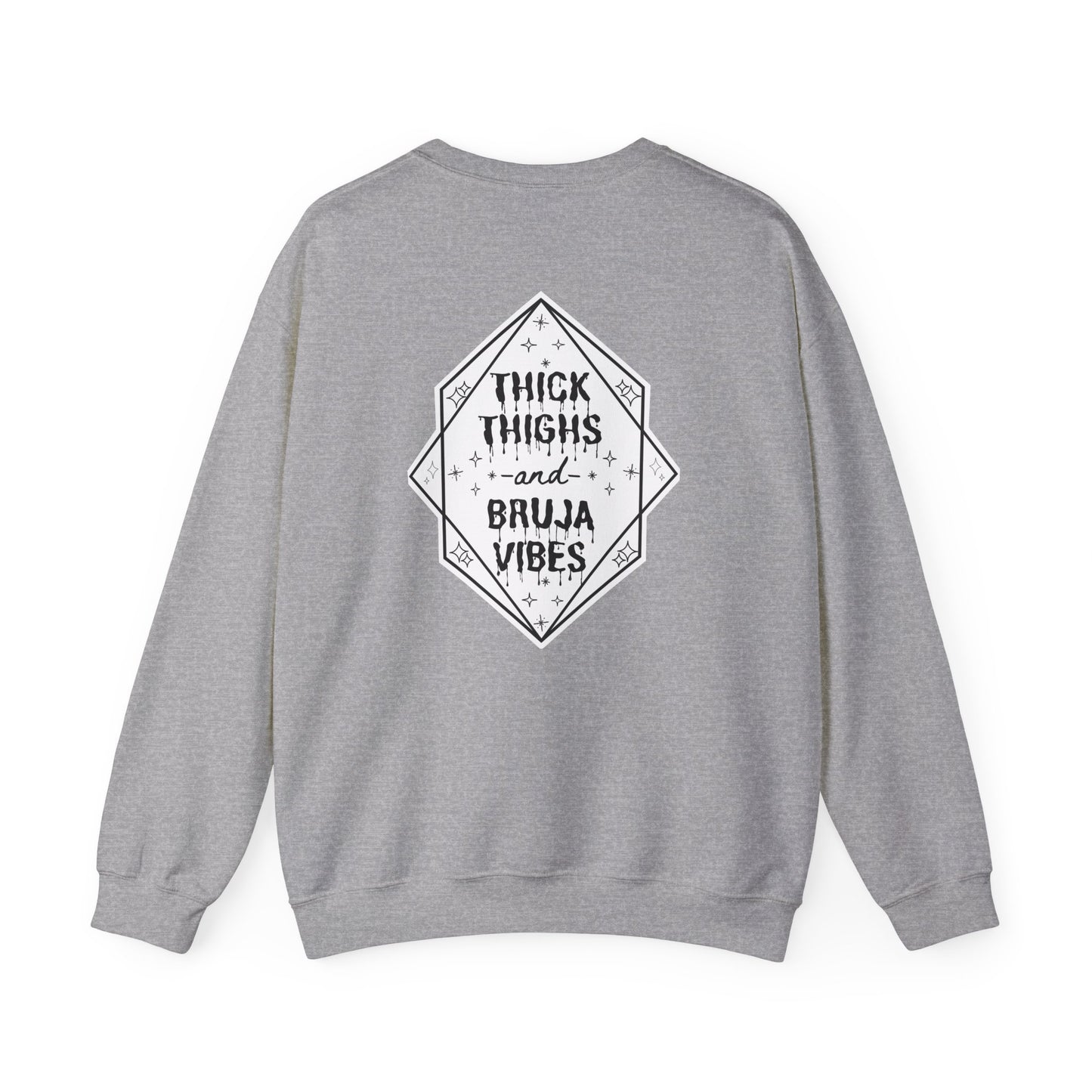 Thick Thighs Bruja Vibes Crewneck Sweatshirt