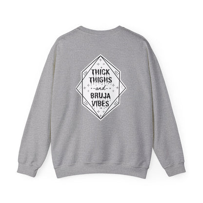 Thick Thighs Bruja Vibes Crewneck Sweatshirt