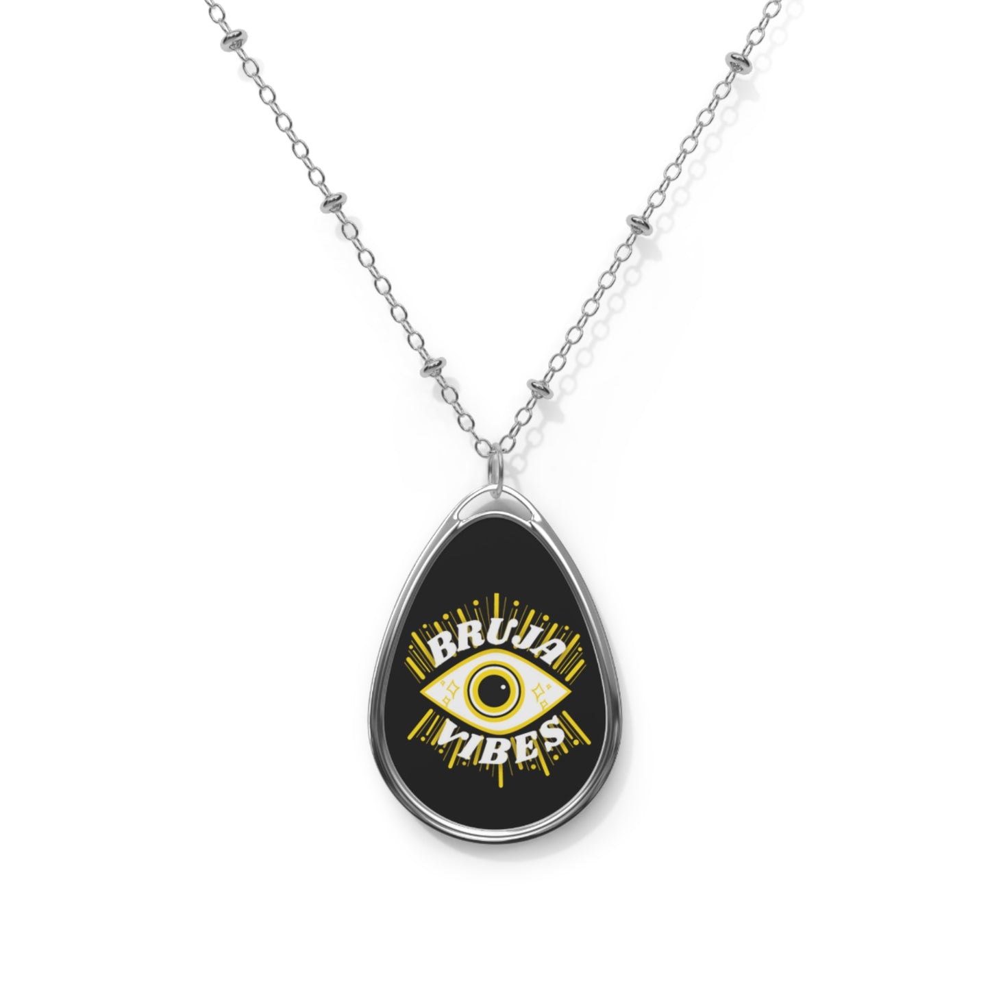 Bruja Vibes Outer Eye Oval Necklace