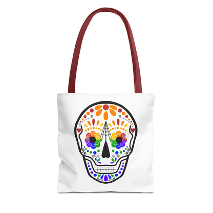 Queer Sugar Skull Tote Bag