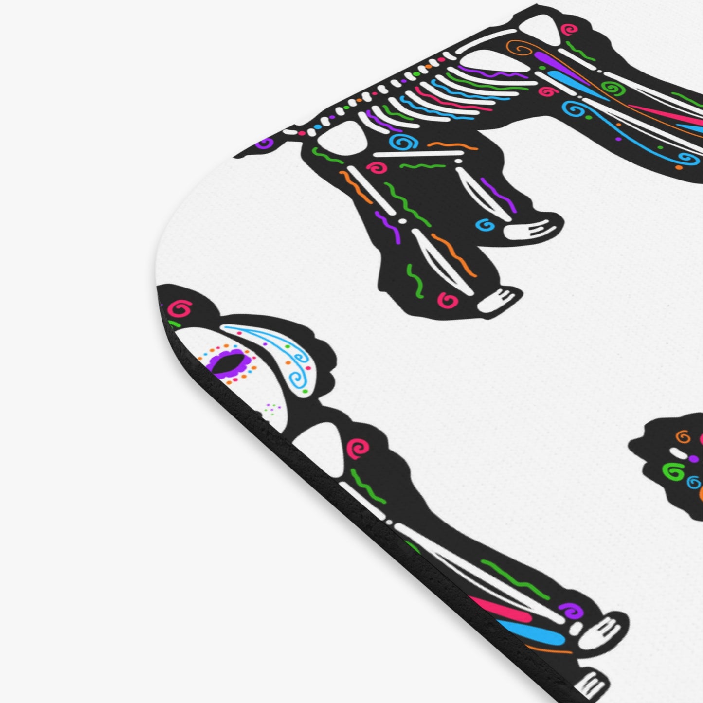 Dia de los Muertos Poodle Mouse Pad (Rectangle)