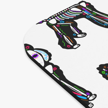 Dia de los Muertos Poodle Mouse Pad (Rectangle)