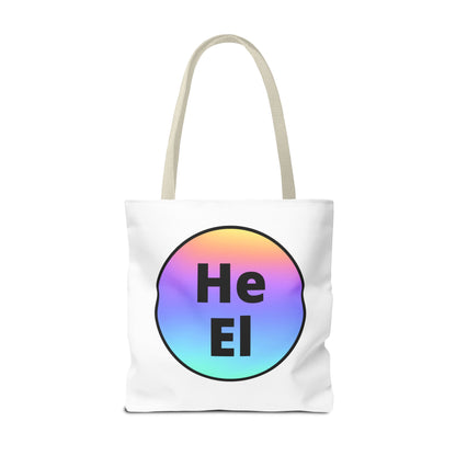 He / El Rainbow Tote Bag