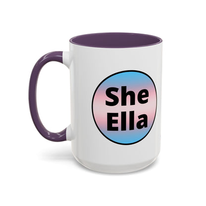 She/Ella Trans Coffee Mug