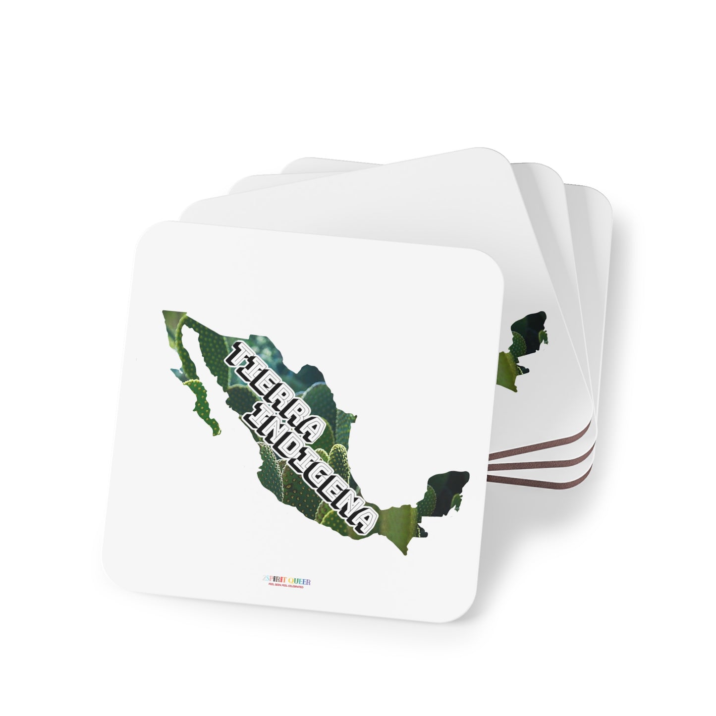Tierra Indigena Nopales Coasters