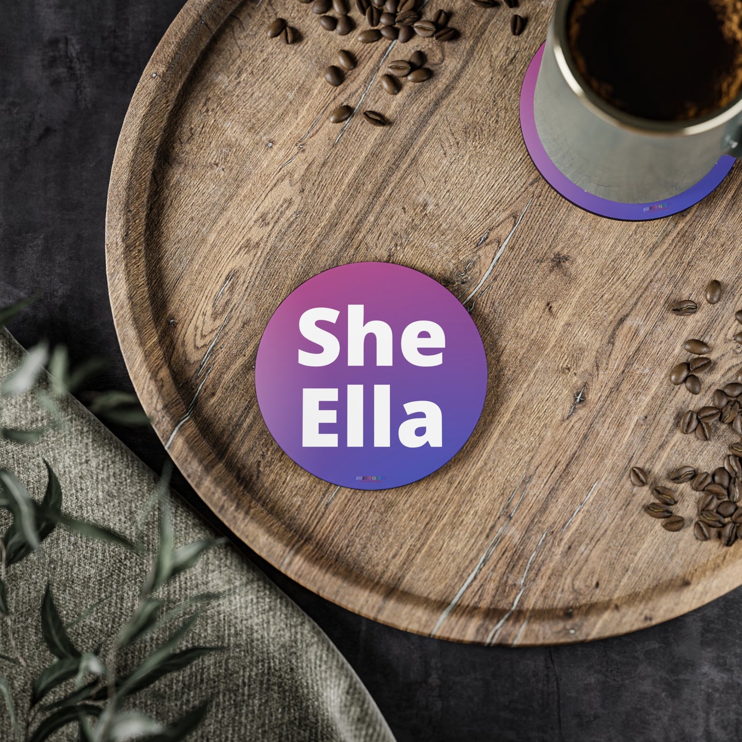She / Ella Bi Coasters