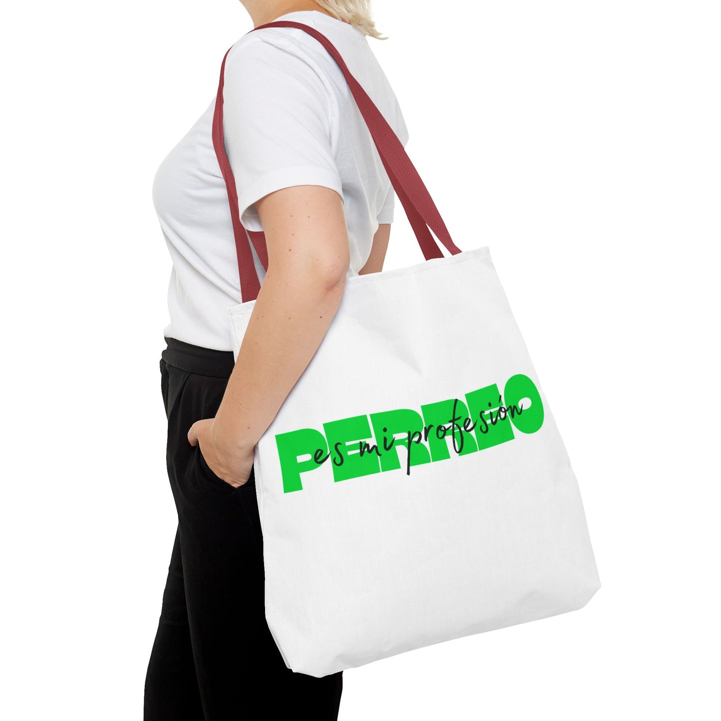 Perreo Es Mi Profesion Green Tote Bag