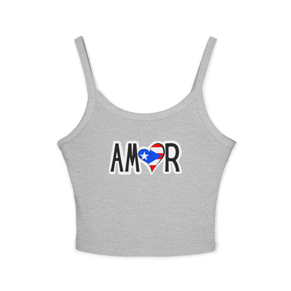 Amor Puerto Rico Spaghetti Strap Tank Top