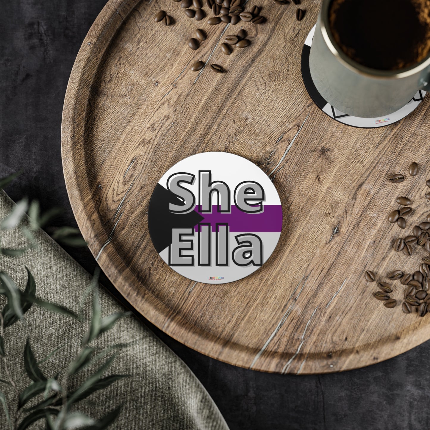 She / Ella Demi Coasters