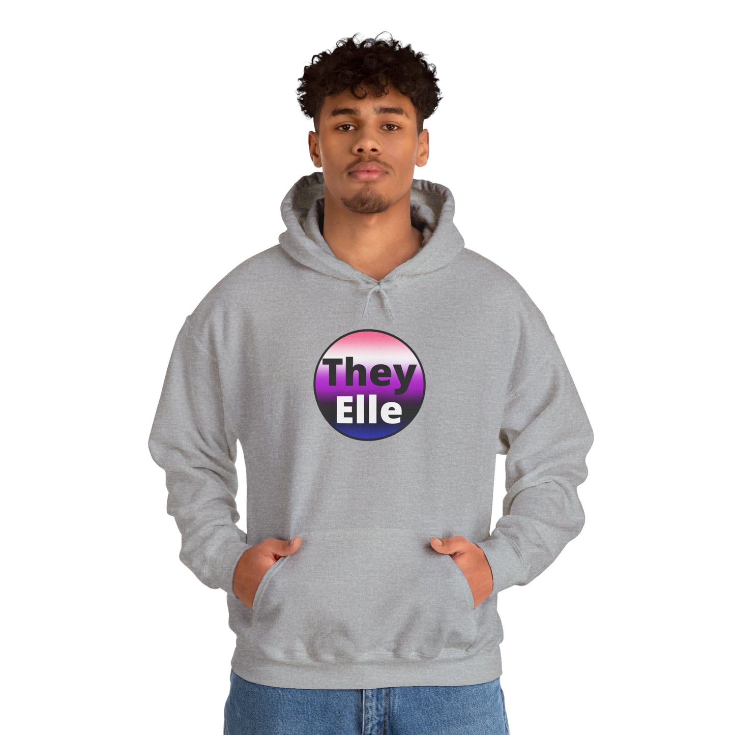 They / Elle Genderfluid Hooded Sweatshirt