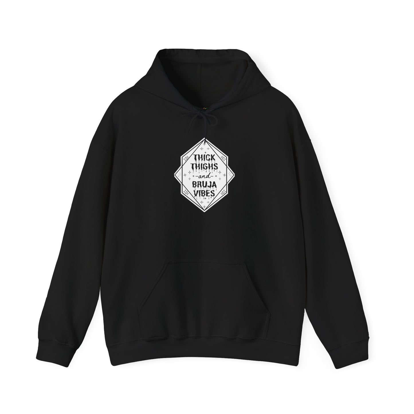 Thick Thighs Bruja Vibes Hooded Sweatshirt