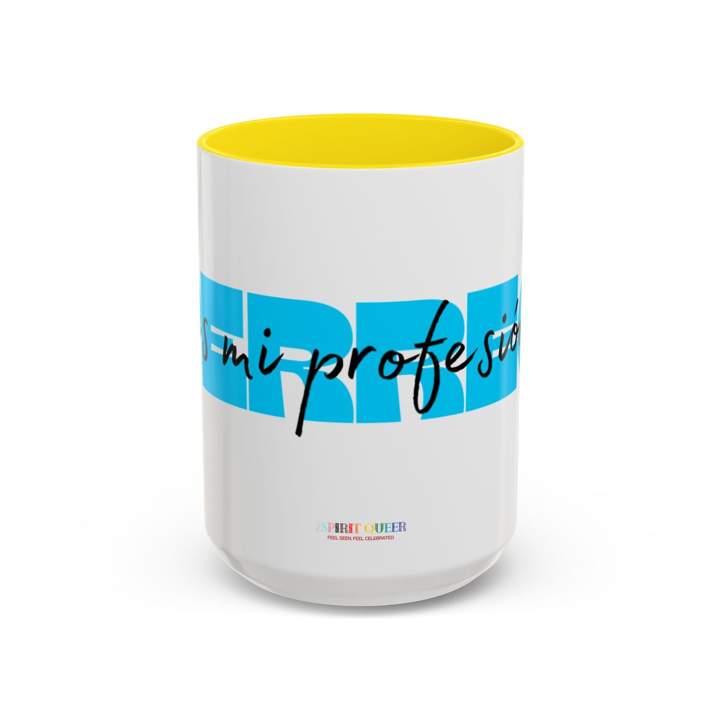 Perreo Es Mi Profesion Blue Accent Coffee Mug