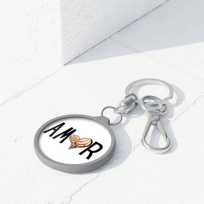 Amor Concha Keyring Tag