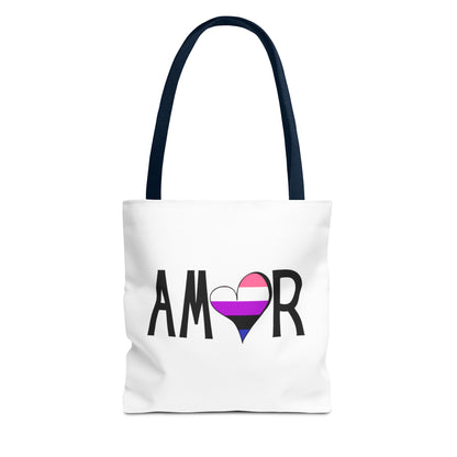 Amor Genderfluid Tote Bag