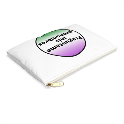 Preguntame mis Pronombres - Gender Non Conforming Accessory Pouch
