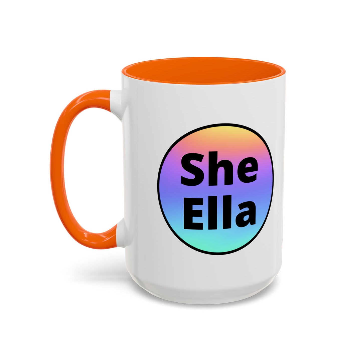 She/Ella  Rainbow Coffee Mug