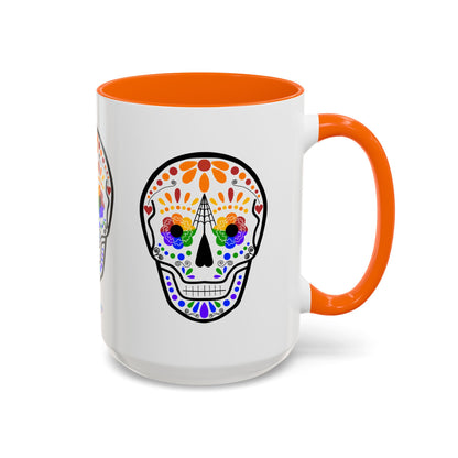 Queer Sugar Skull Coffee Mug