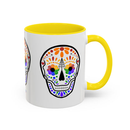 Queer Sugar Skull Coffee Mug