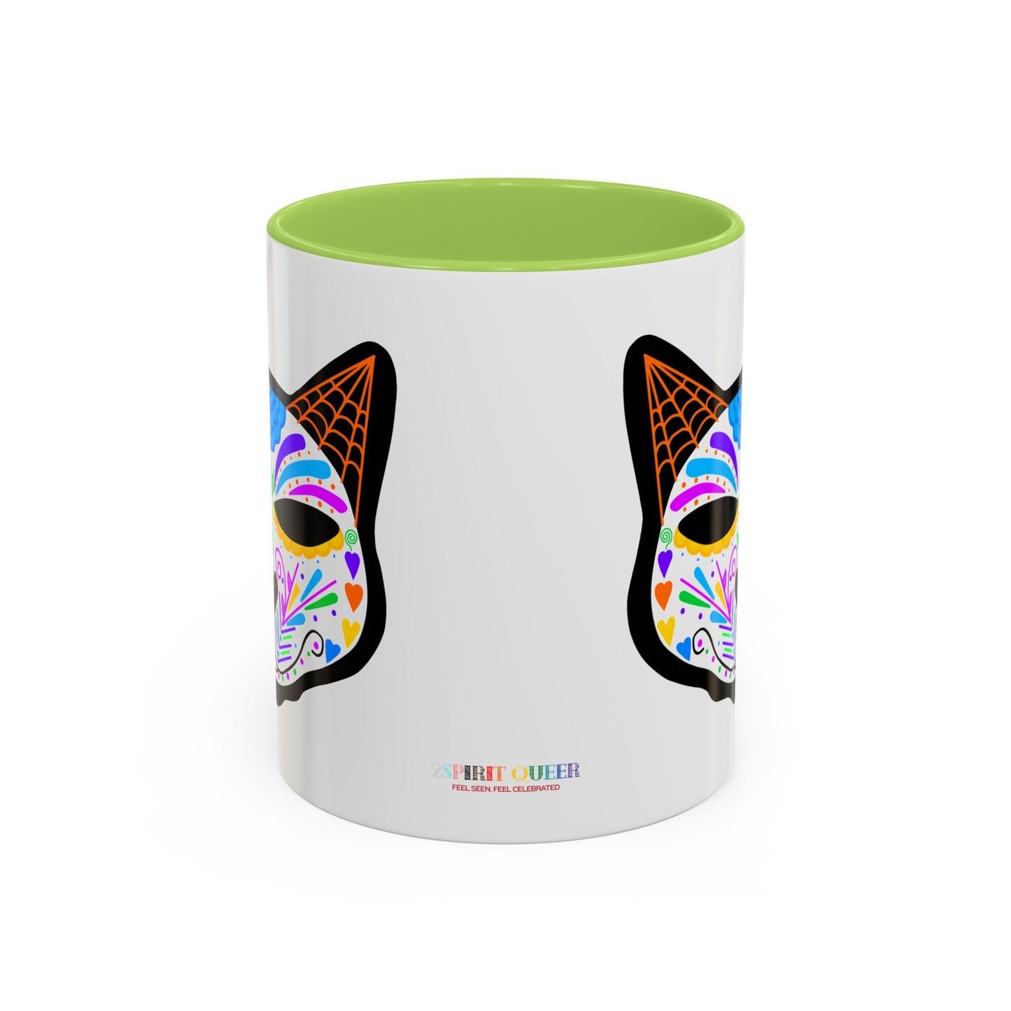 Dia de los Muertos Cat Coffee Mug