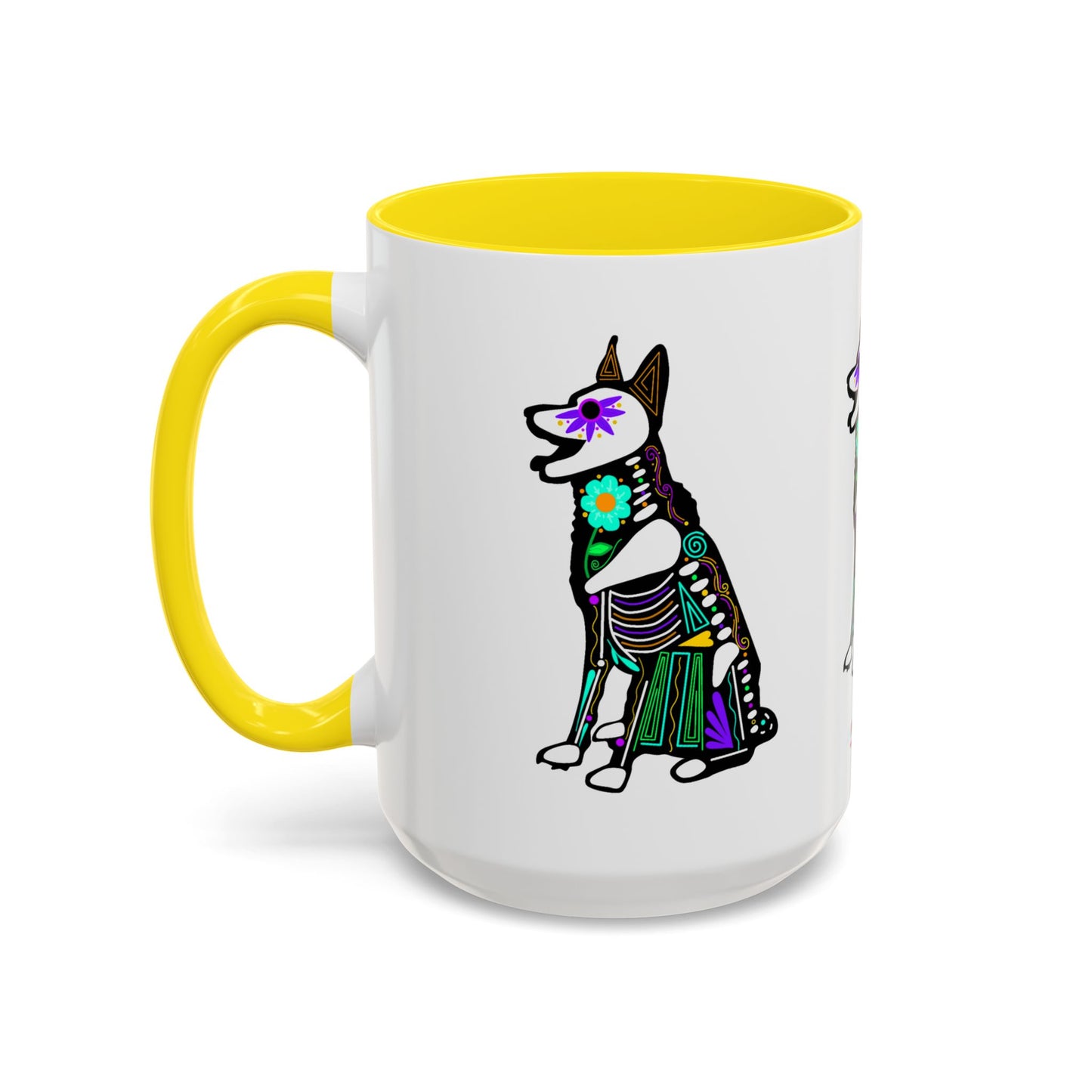 Dia de los Muertos German Shepard Coffee Mug
