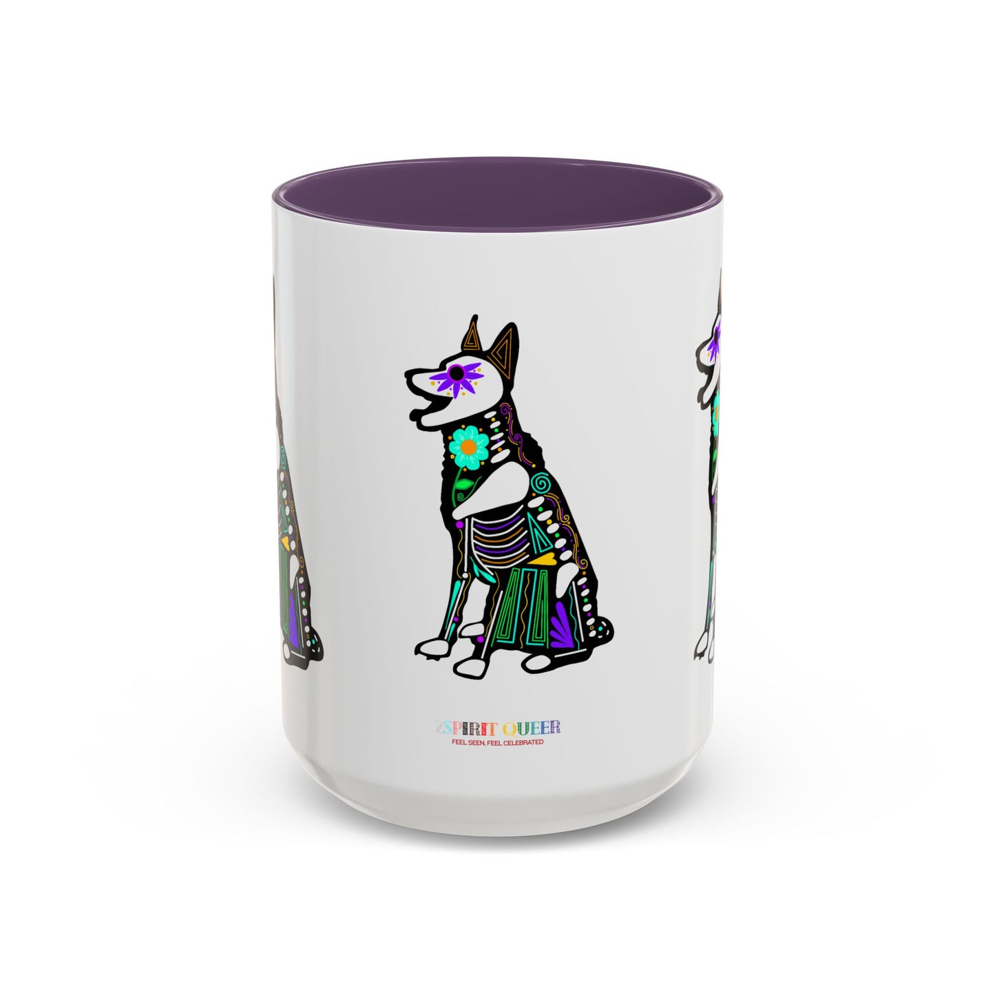 Dia de los Muertos German Shepard Coffee Mug