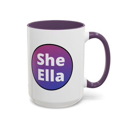 She/Ella Bi Coffee Mug
