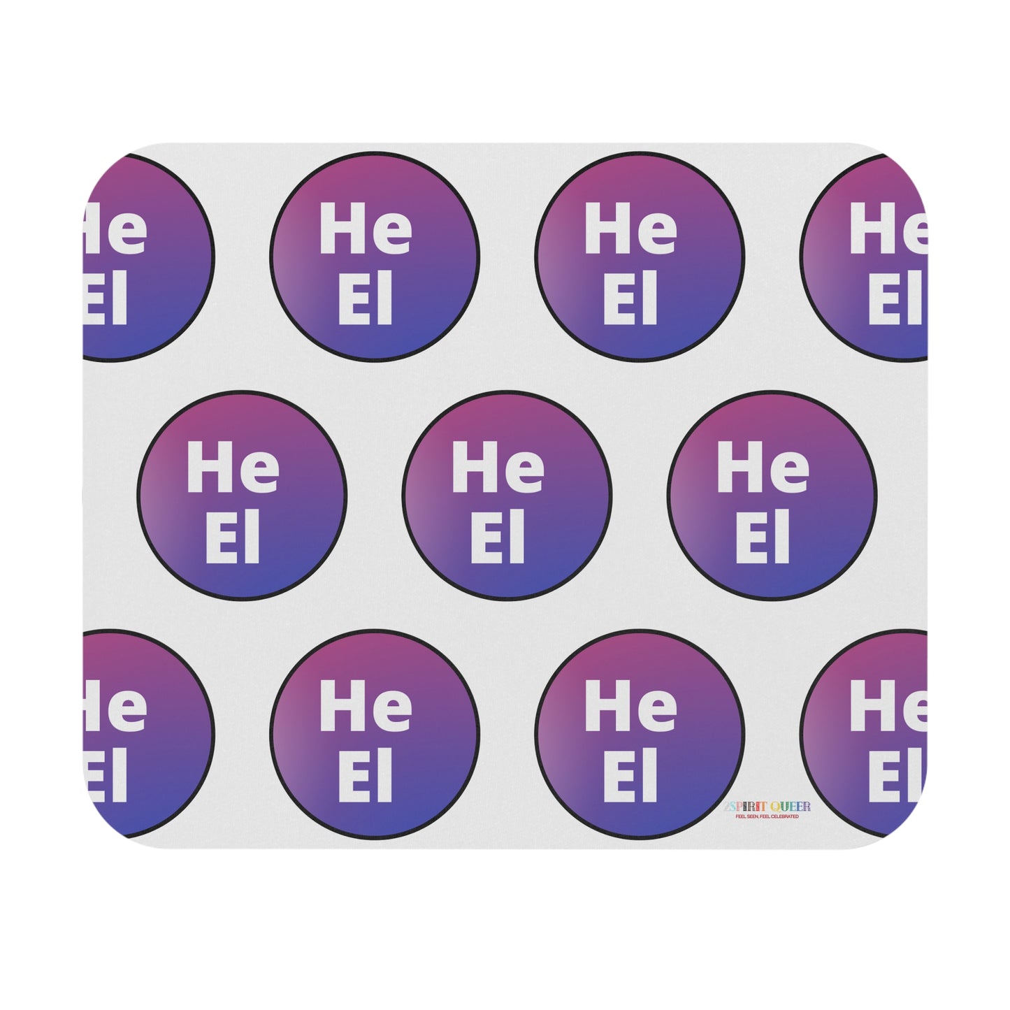 He / El Bi Mouse Pad (Rectangle)