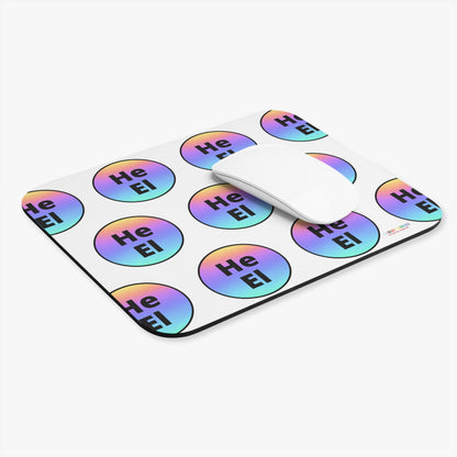 He / El Rainbow Mouse Pad (Rectangle)