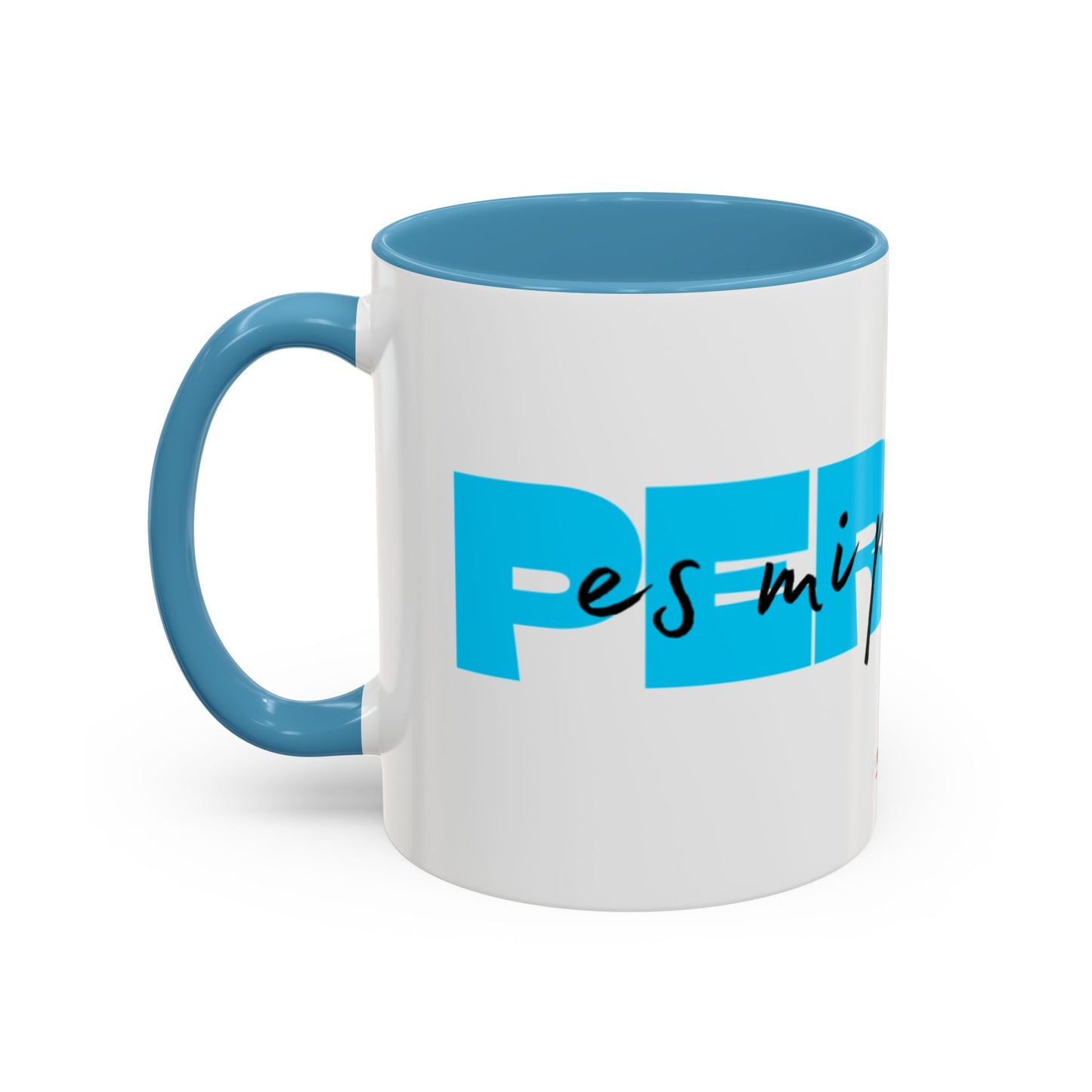 Perreo Es Mi Profesion Blue Accent Coffee Mug