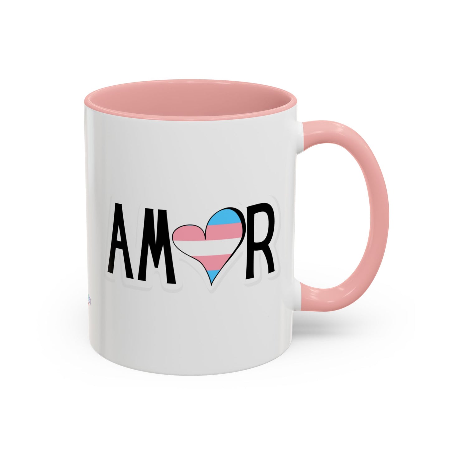 Amor Trans Accent Coffee Mug