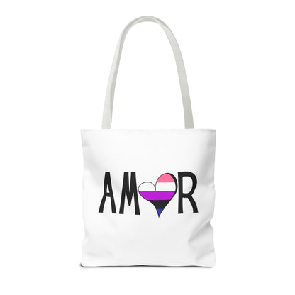 Amor Genderfluid Tote Bag