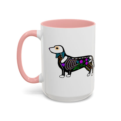 Dia de los Muertos Dachshaund Coffee Mug