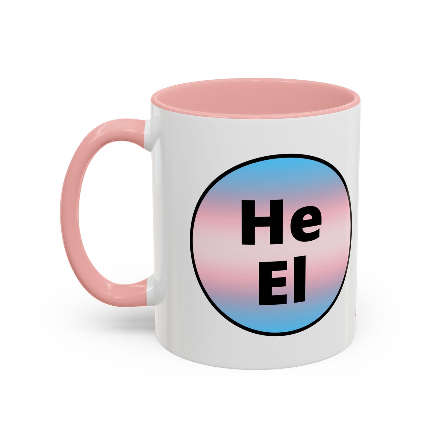 He/El Trans Accent Coffee Mug