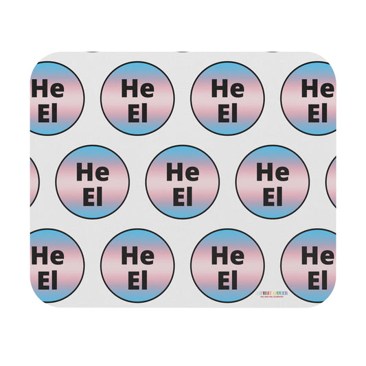 He / El Trans Mouse Pad (Rectangle)