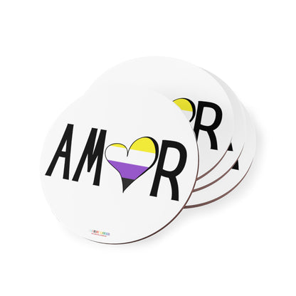 Amor Nonbinary Coasters