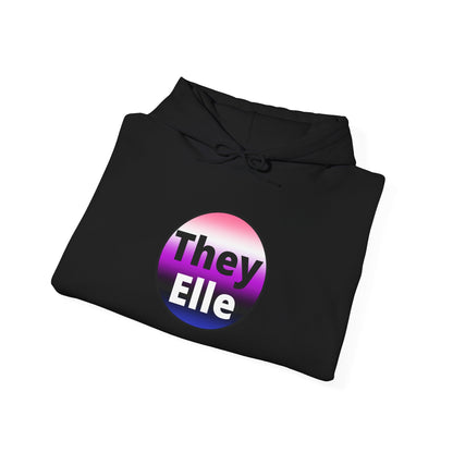 They / Elle Genderfluid Hooded Sweatshirt