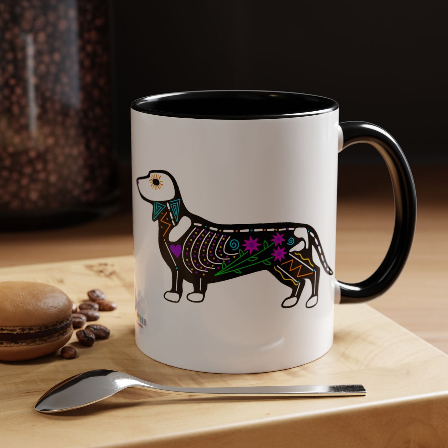 Dia de los Muertos Dachshaund Coffee Mug