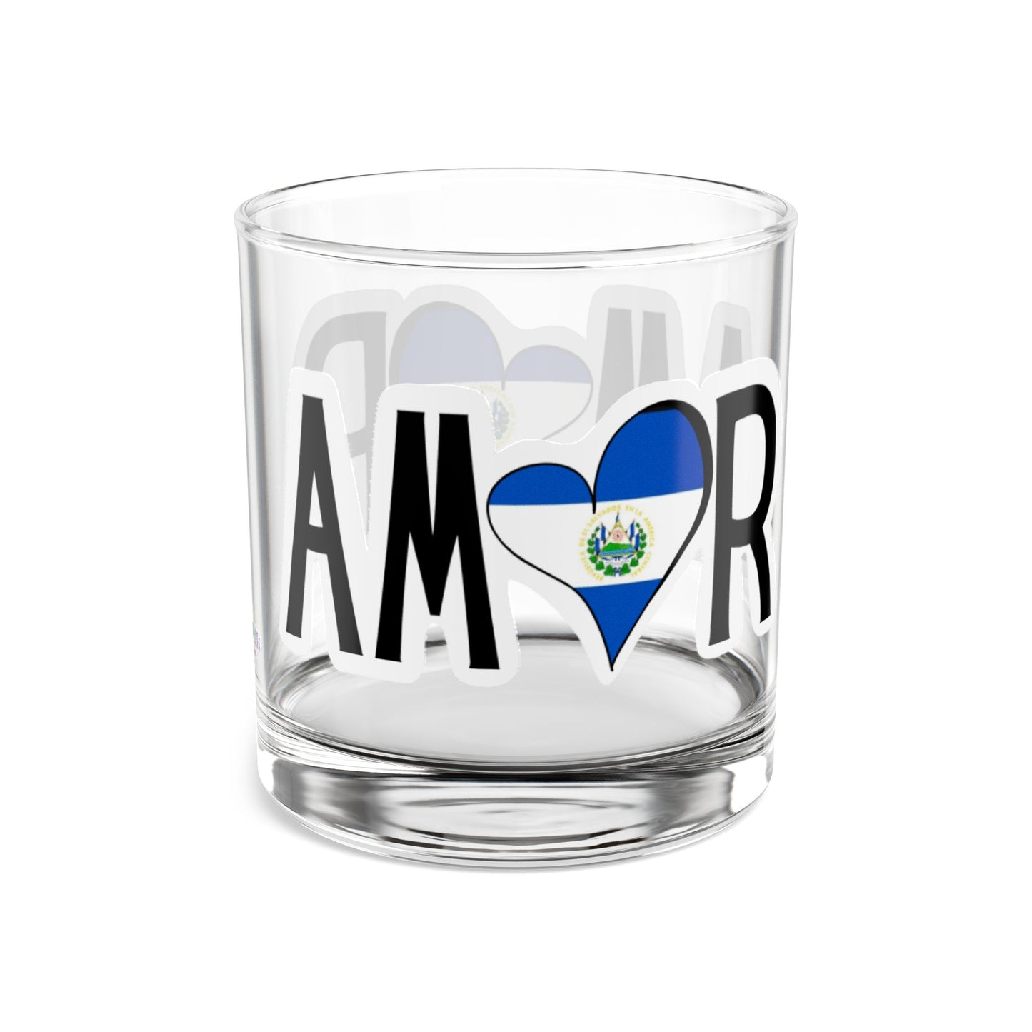 Amor El Salvador Glass
