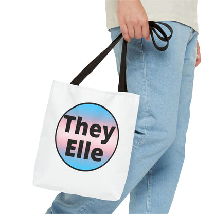 They/Elle Trans Tote Bag