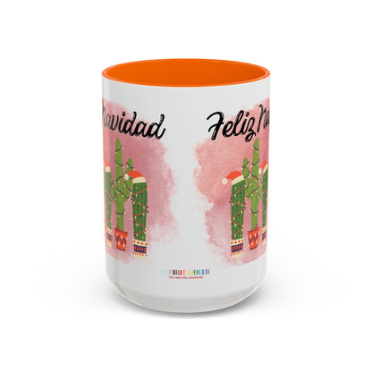 Feliz Navidad Cacti Coffee Mug