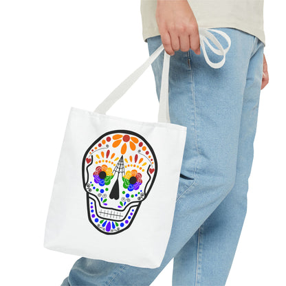 Queer Sugar Skull Tote Bag