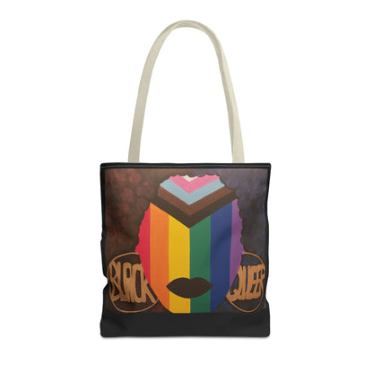 Black and Queer Tote Bag