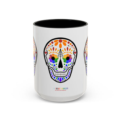 Queer Sugar Skull Coffee Mug