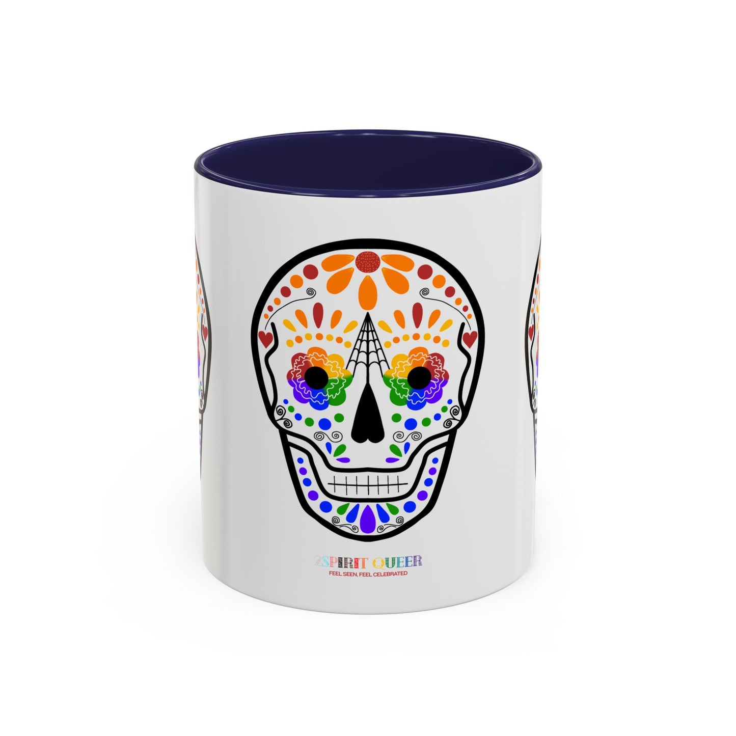 Queer Sugar Skull Coffee Mug