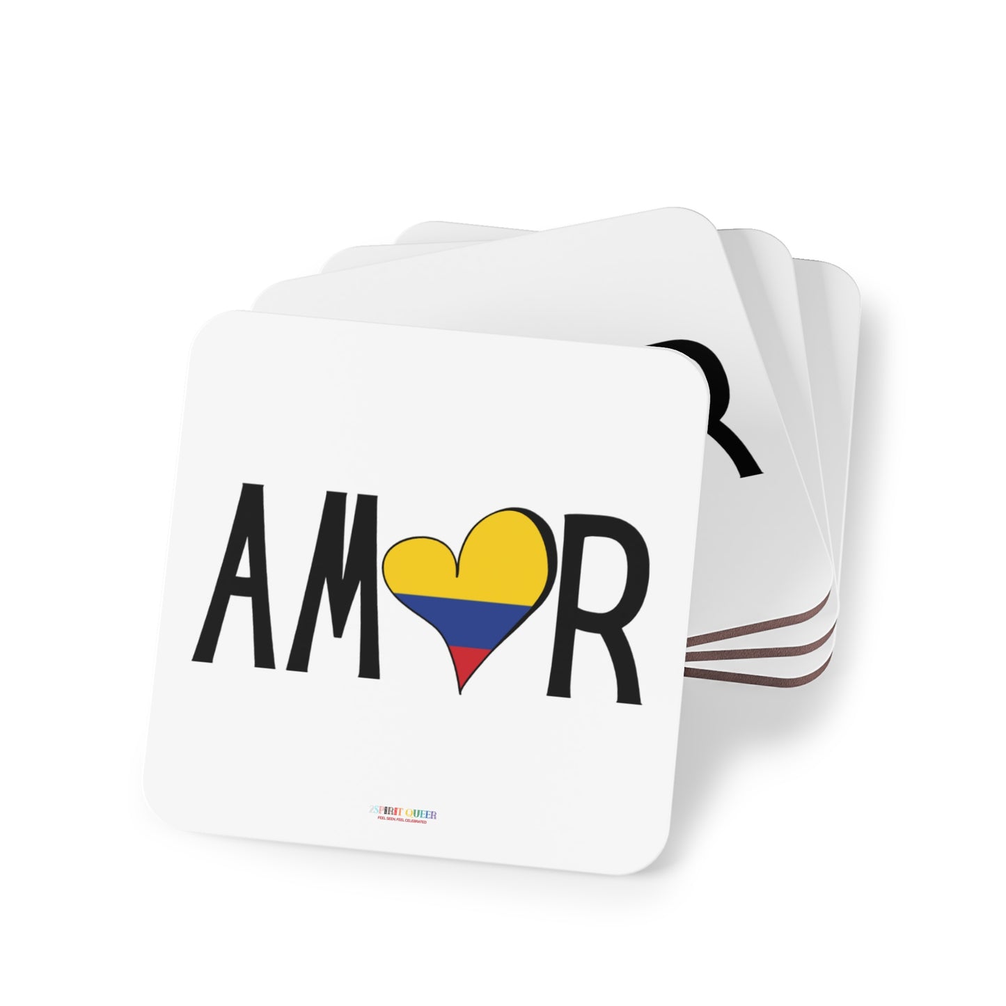 Amor Colombia Coasters