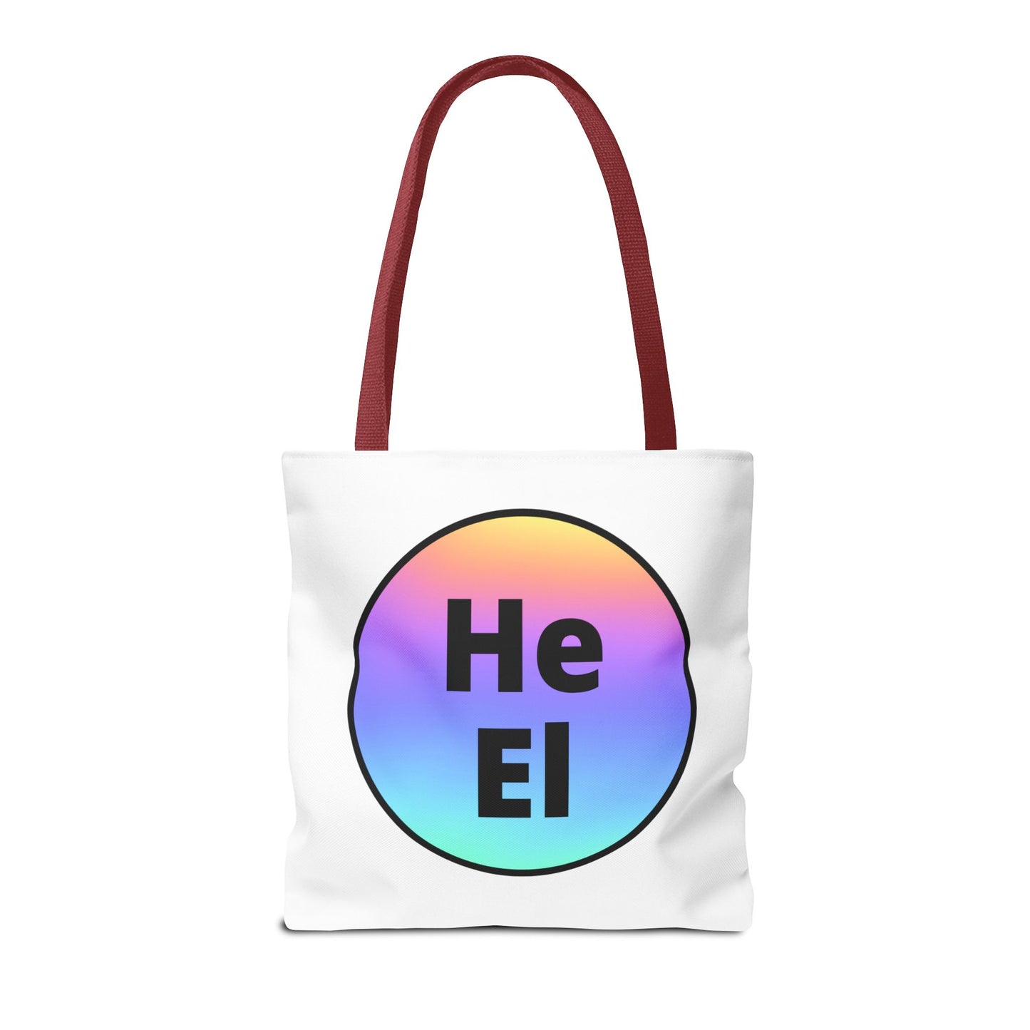 He / El Rainbow Tote Bag