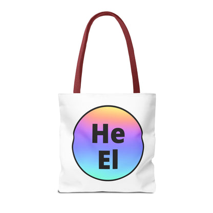 He / El Rainbow Tote Bag