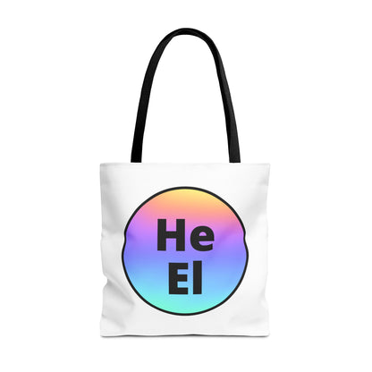 He / El Rainbow Tote Bag