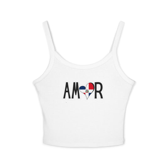 Amor Dominican Republic Spaghetti Strap Tank Top