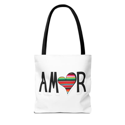 Amor Serape Tote Bag